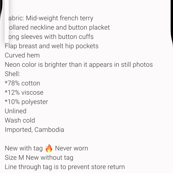 NWT Free People Rudy Jacket - Picture 2 of 5